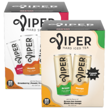 Viper hard seltzer of hard ice tea